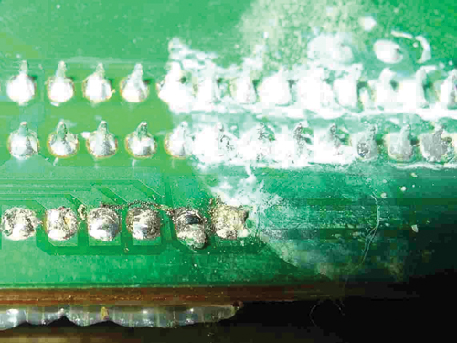 water damaged PCB